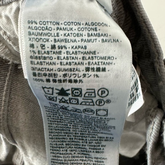 Levis Jeans Denim Wedgie Straight Light Wash Grey Silver Solid Premium Cotton - Picture 9 of 10